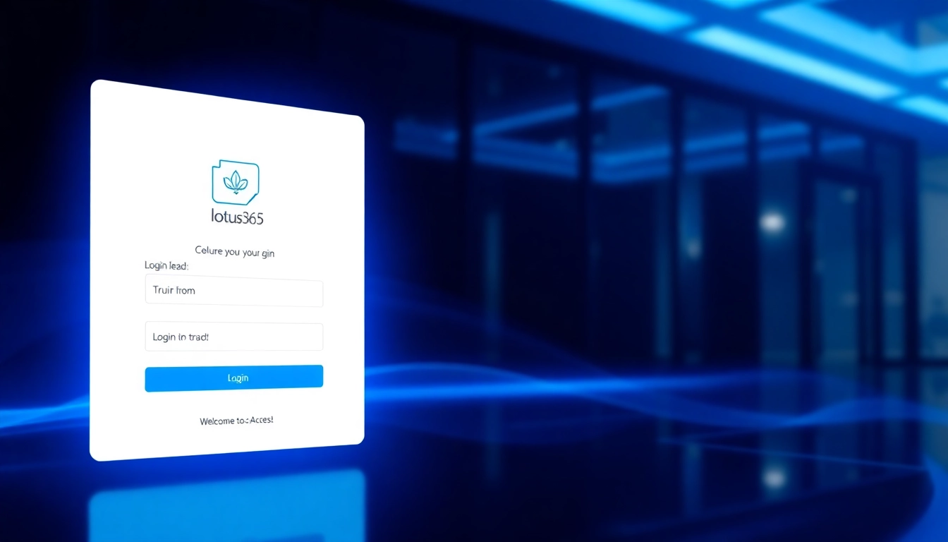 Secure Lotus365 Login screen with user-friendly interface and modern design emphasizing safety and easy access for users.