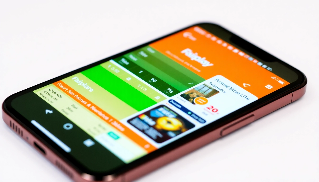 Screenshot of the Fairplay app showcasing sports betting, casino games, and promotional offers for users in India accessing the fairplay app on a mobile device, emphasizing user-friendly design and features.