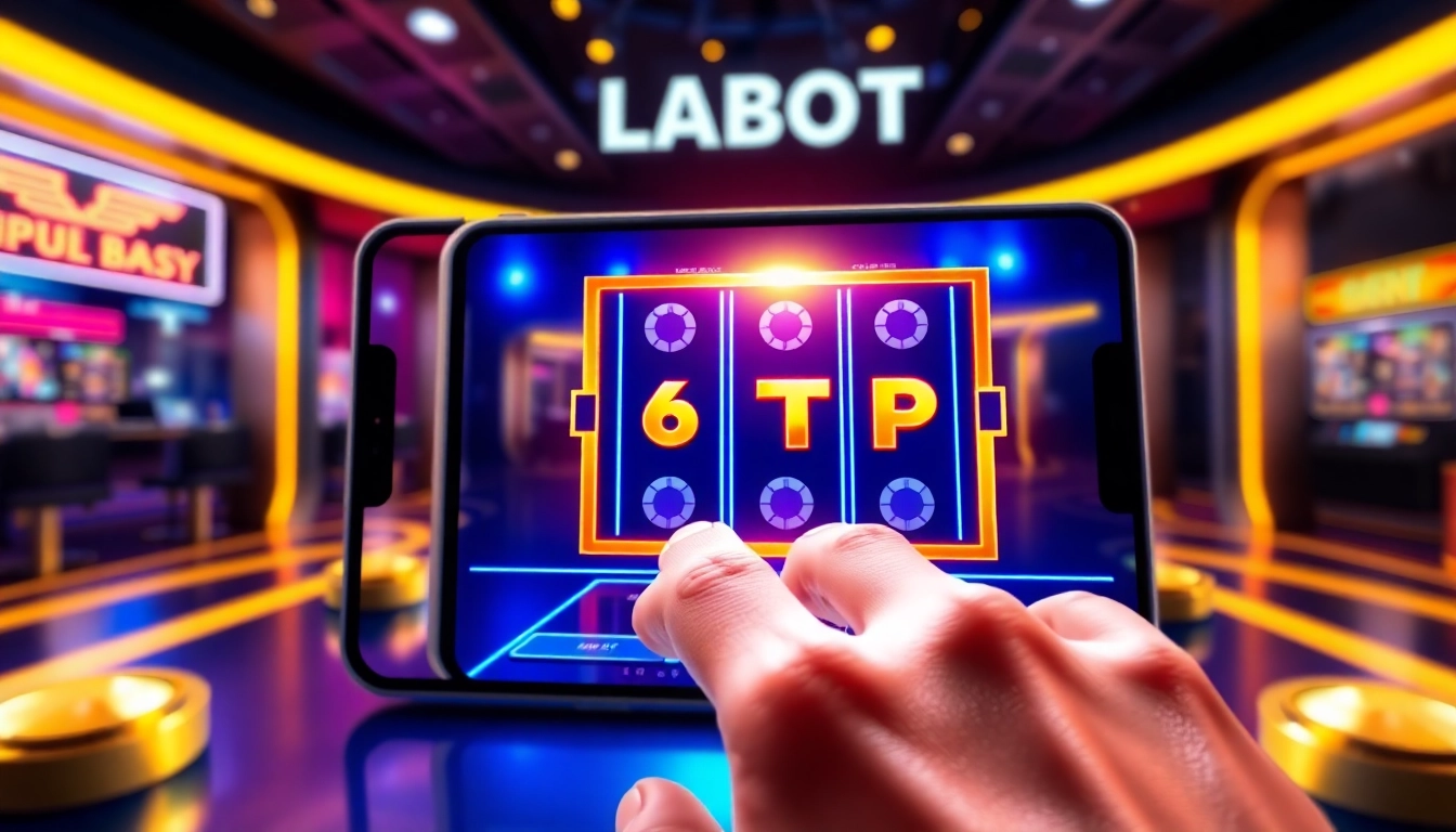 Indotogel slot platform in action with a clean lobby and high RTP visuals.