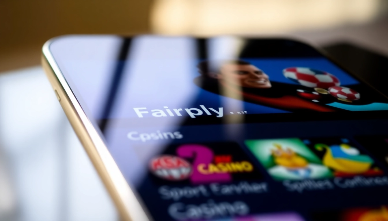 Engaging shot of a user navigating the fairplay app for seamless sports betting and casino gaming on mobile devices.