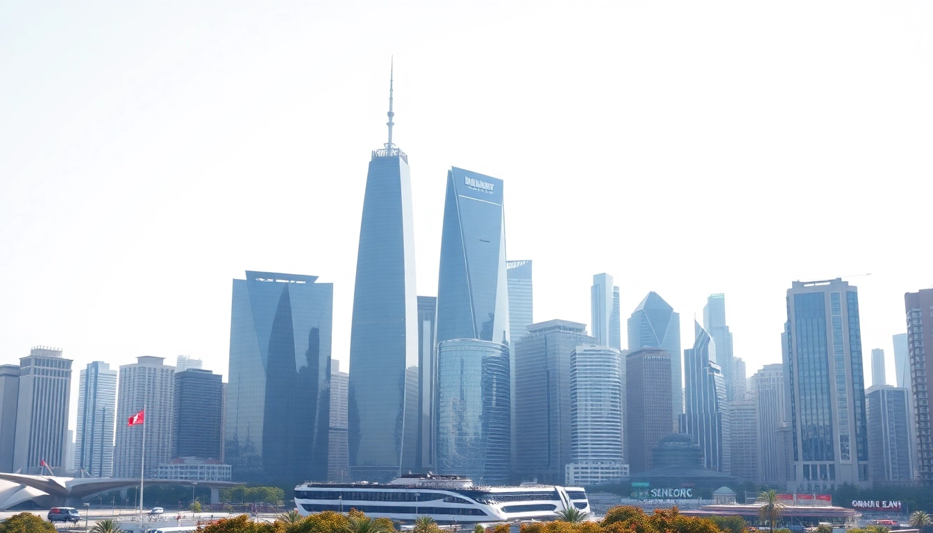 International Property Investment strategies guide for global investors with skyscrapers and