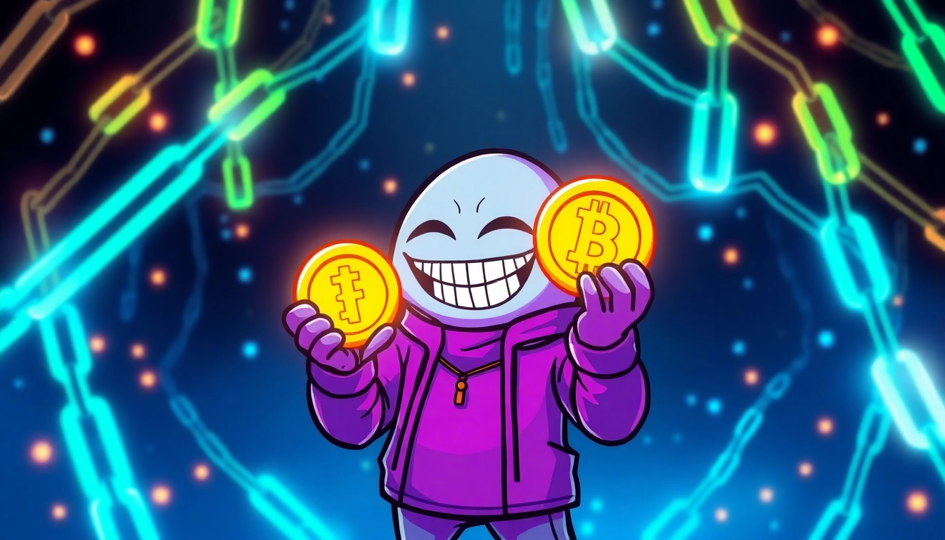 Pepe Token Value infographic showing rising charts and connected blockchains to highlight