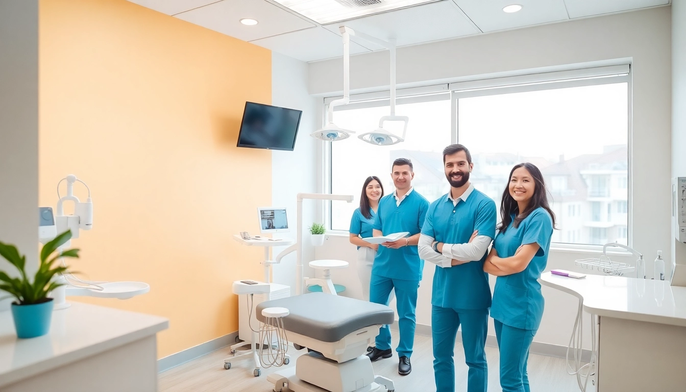 Friendly dental team at Ventura Bright Dental providing caring service in a modern clinic