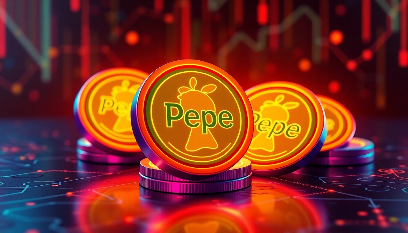 Pepe Token Value infographic showing growth potential, utility, and community rewards to
