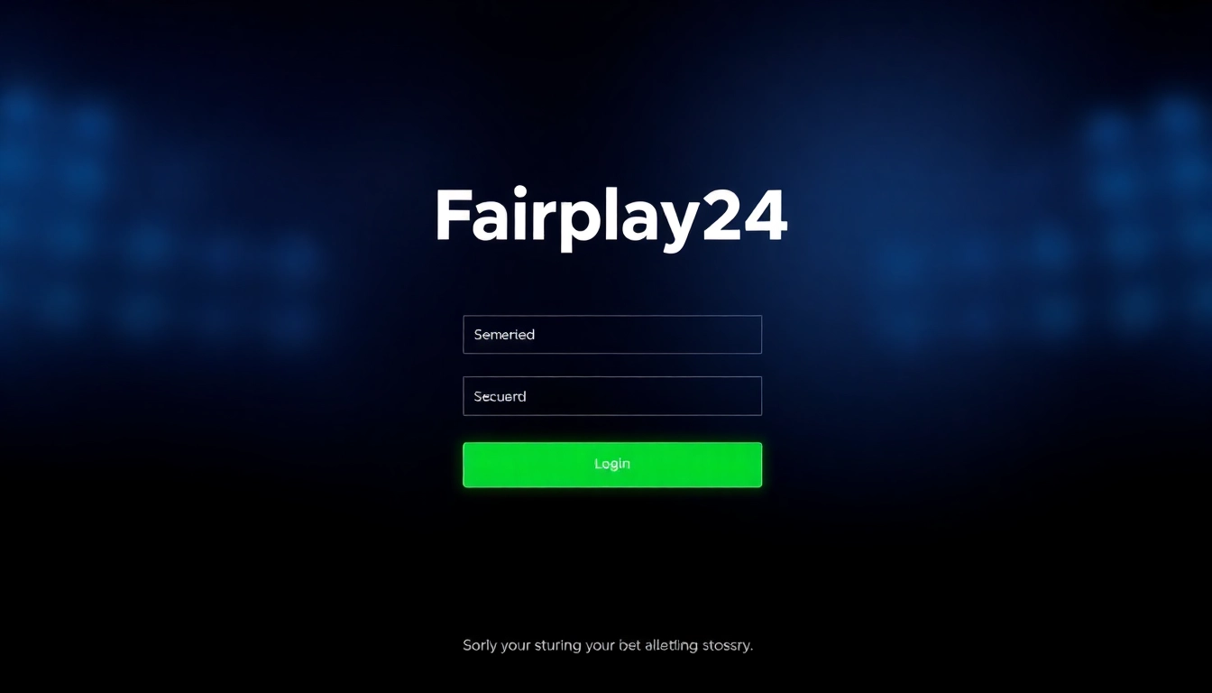 How to Access Your Fairplay24 Login and Maximize Your Betting Experience