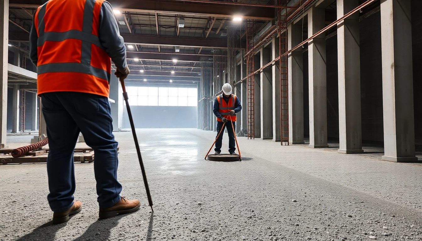 Professional team applying liquid screeding in Birmingham for fast, durable flooring installation